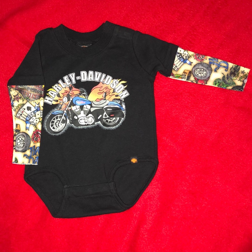 Harley-Davidson onesie
